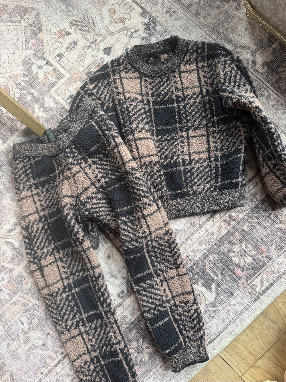 Skims Kids Pjs - Black & Beige